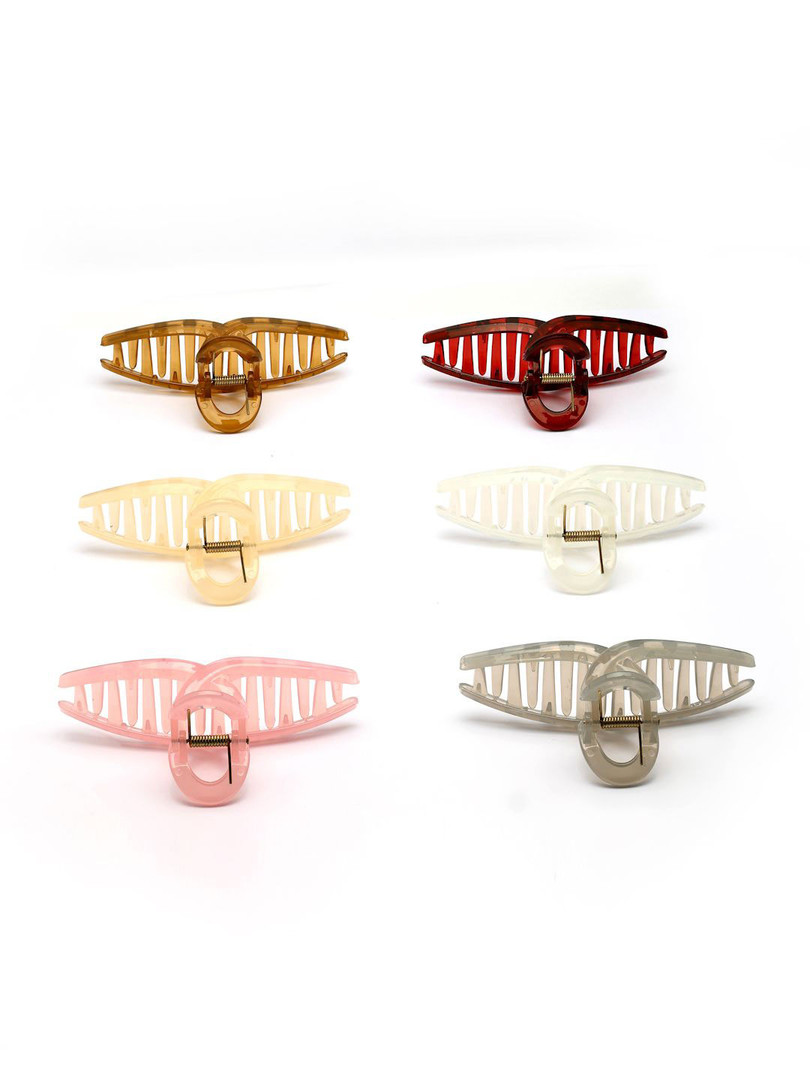 VOGUE HAIR ACCESSORIES Women Pack Of 6 Claw Clip